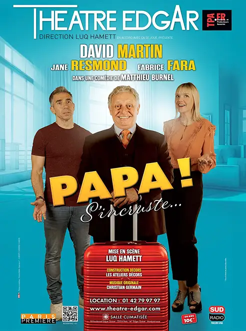 Sortie Autocar Paris - Théâtre Edgar : Papa s'incruste